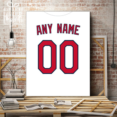 St. Louis Jersey Custom Canvas Print Wall Art for Boy Girl Men Women Baseball Personalized Canvas Art